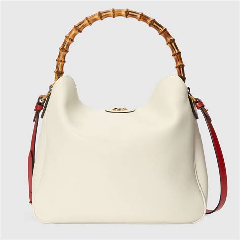 gucci diana white|Gucci diana large tote bag.